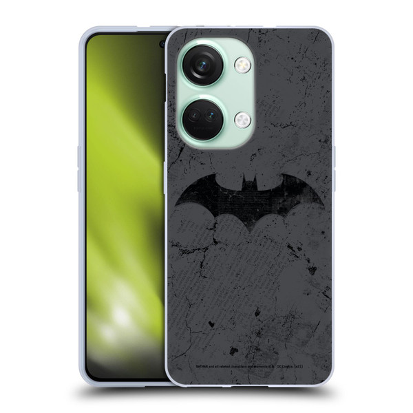 Batman DC Comics Hush Logo Distressed Soft Gel Case for OnePlus Nord 3 5G