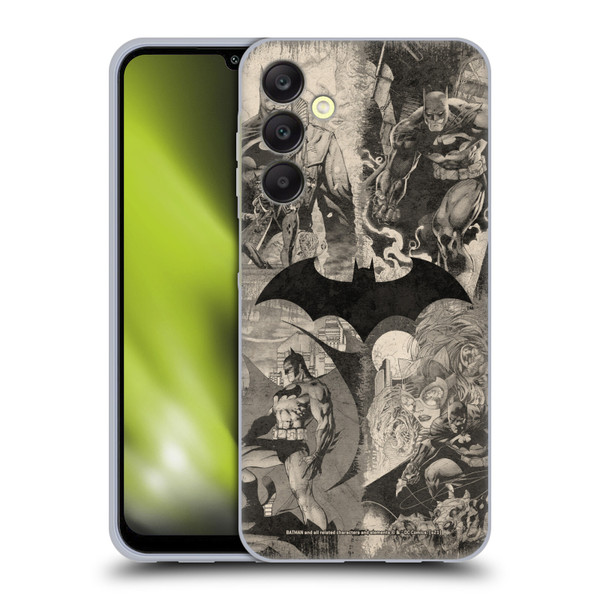 Batman DC Comics Hush Logo Collage Distressed Soft Gel Case for Samsung Galaxy A25 5G