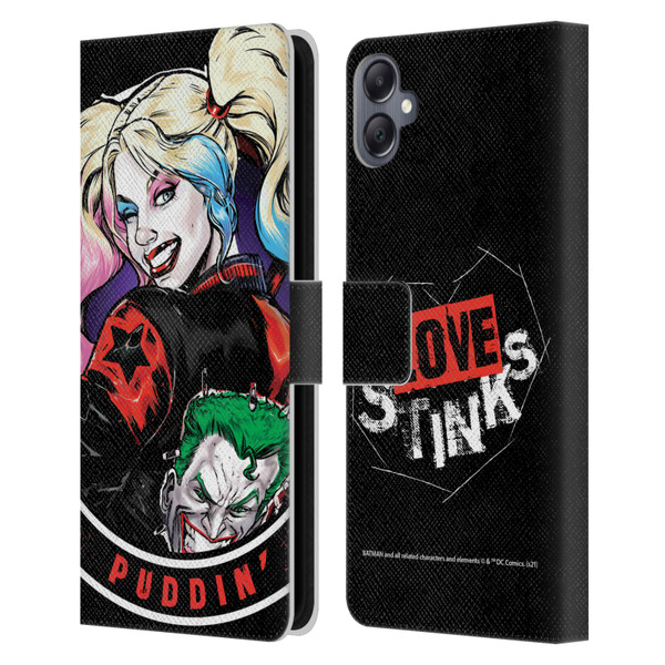 Batman DC Comics Harley Quinn Graphics Puddin Leather Book Wallet Case Cover For Samsung Galaxy A05
