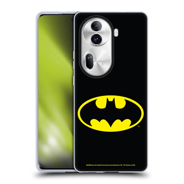 Batman DC Comics Logos Classic Soft Gel Case for OPPO Reno11 Pro
