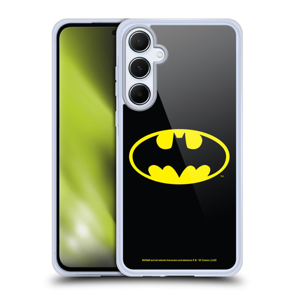 Batman DC Comics Logos Classic Soft Gel Case for Samsung Galaxy A55 5G