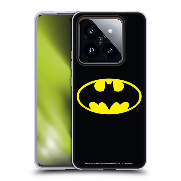 Batman DC Comics Logos Classic Soft Gel Case for Xiaomi 14 Pro