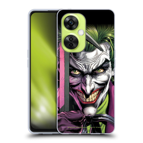 Batman DC Comics Three Jokers The Clown Soft Gel Case for OnePlus Nord CE 3 Lite 5G