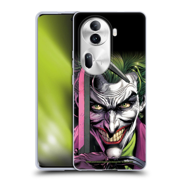 Batman DC Comics Three Jokers The Clown Soft Gel Case for OPPO Reno11 Pro