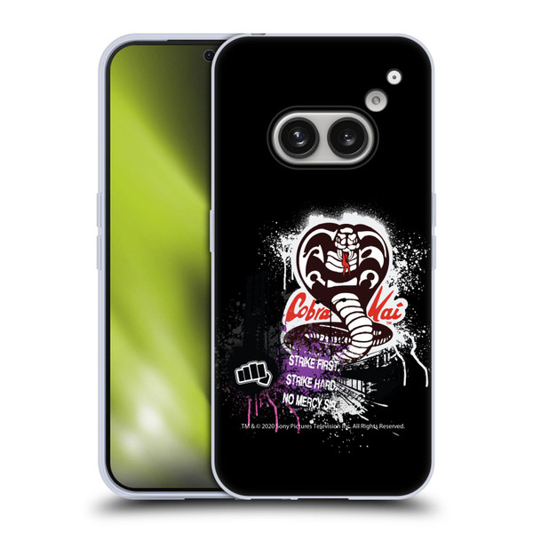 Cobra Kai Composed Art No Mercy Logo Soft Gel Case for Nothing Phone (2a)