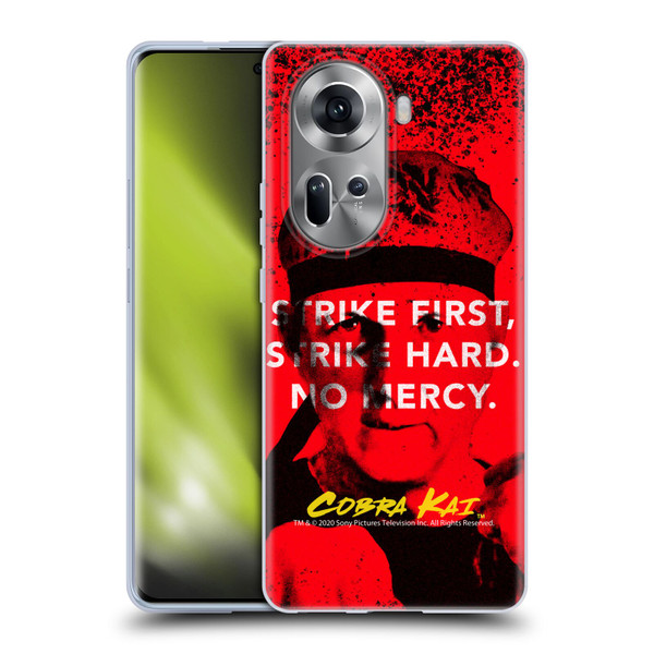 Cobra Kai Composed Art John Lawrence Strike Soft Gel Case for OPPO Reno11