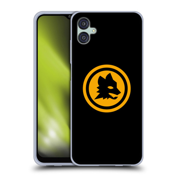 AS Roma Crest Graphics Black And Gold Soft Gel Case for Samsung Galaxy M04 5G / A04e