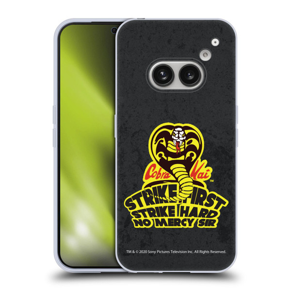 Cobra Kai Graphics 2 Strike Hard Logo Soft Gel Case for Nothing Phone (2a)