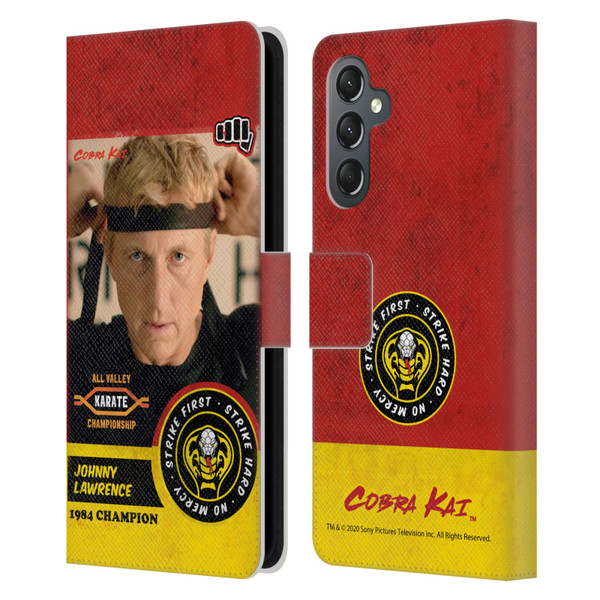 Cobra Kai Graphics 2 Johnny Lawrence Karate Leather Book Wallet Case Cover For Samsung Galaxy A25 5G