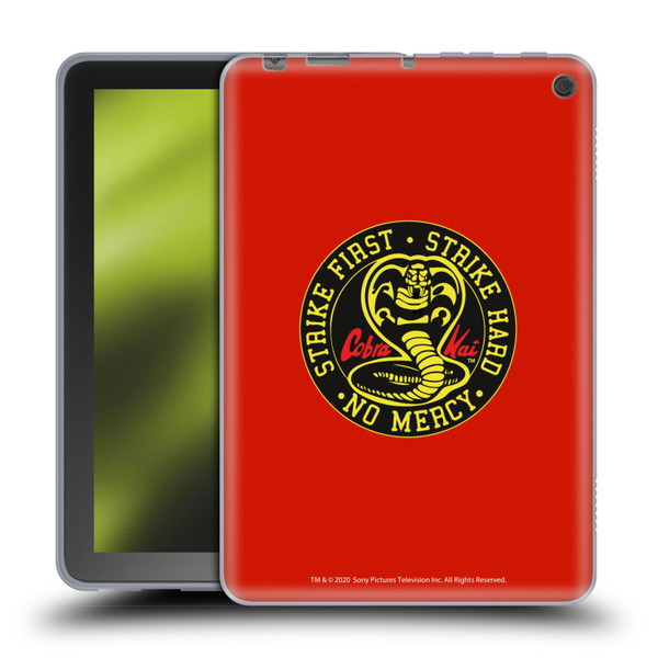 Cobra Kai Graphics Strike Logo Soft Gel Case for Amazon Fire HD 8/Fire HD 8 Plus 2020