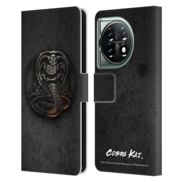 Cobra Kai Graphics Metal Logo Leather Book Wallet Case Cover For OnePlus 11 5G