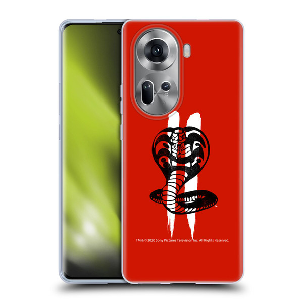 Cobra Kai Graphics Season 2 Logo Soft Gel Case for OPPO Reno11