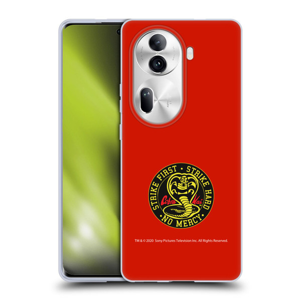 Cobra Kai Graphics Strike Logo Soft Gel Case for OPPO Reno11 Pro