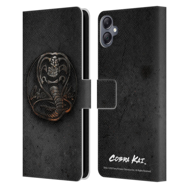 Cobra Kai Graphics Metal Logo Leather Book Wallet Case Cover For Samsung Galaxy A05