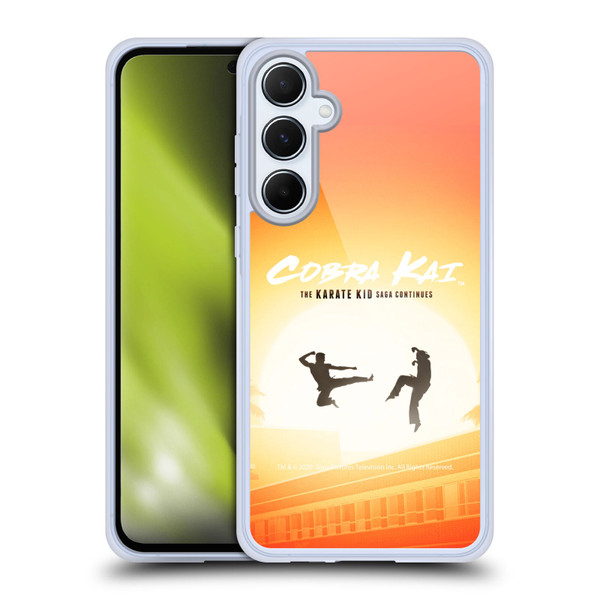 Cobra Kai Graphics Karate Kid Saga Soft Gel Case for Samsung Galaxy A55 5G