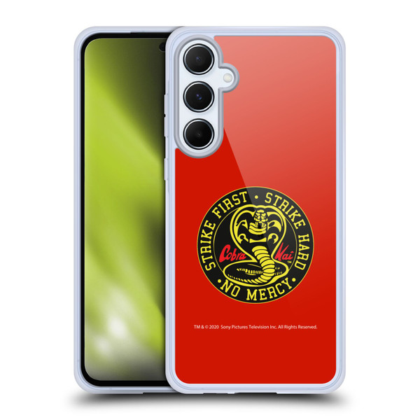 Cobra Kai Graphics Strike Logo Soft Gel Case for Samsung Galaxy A55 5G