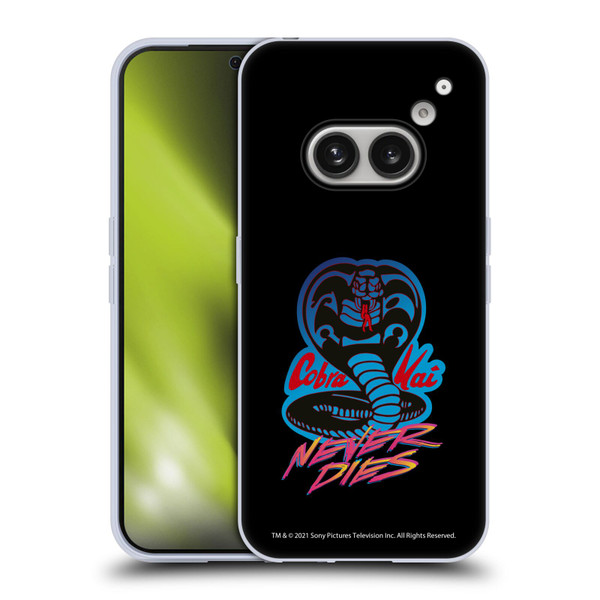 Cobra Kai Key Art Never Dies Logo Soft Gel Case for Nothing Phone (2a)