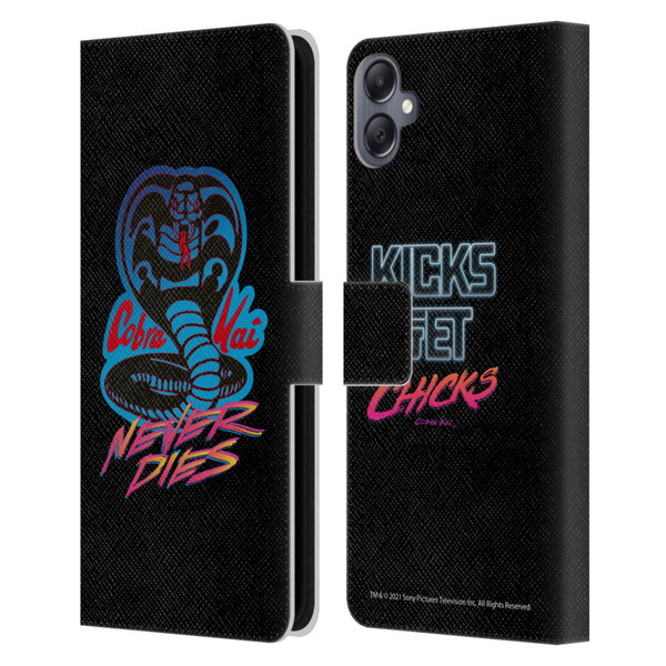 Cobra Kai Key Art Never Dies Logo Leather Book Wallet Case Cover For Samsung Galaxy A05