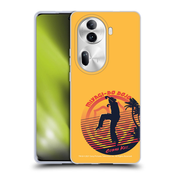 Cobra Kai Key Art Miyagi Do Logo Soft Gel Case for OPPO Reno11 Pro