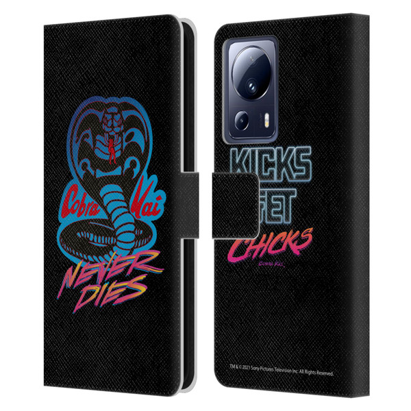Cobra Kai Key Art Never Dies Logo Leather Book Wallet Case Cover For Xiaomi 13 Lite 5G