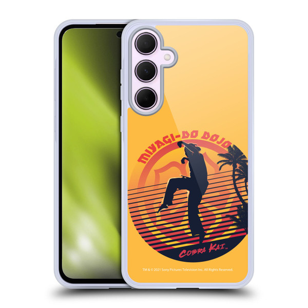 Cobra Kai Key Art Miyagi Do Logo Soft Gel Case for Samsung Galaxy A35 5G