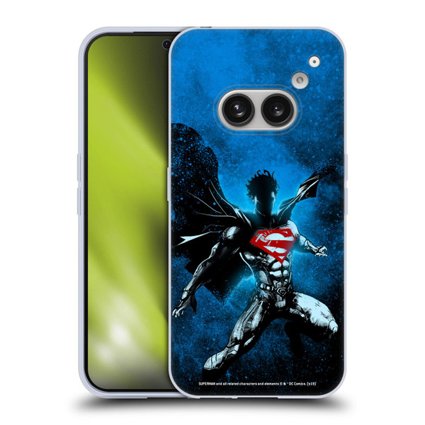Superman DC Comics 80th Anniversary Splatter Soft Gel Case for Nothing Phone (2a)