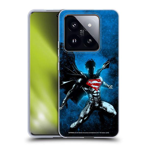 Superman DC Comics 80th Anniversary Splatter Soft Gel Case for Xiaomi 14 Pro