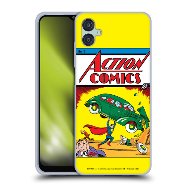 Superman DC Comics Famous Comic Book Covers Action Comics 1 Soft Gel Case for Samsung Galaxy M04 5G / A04e