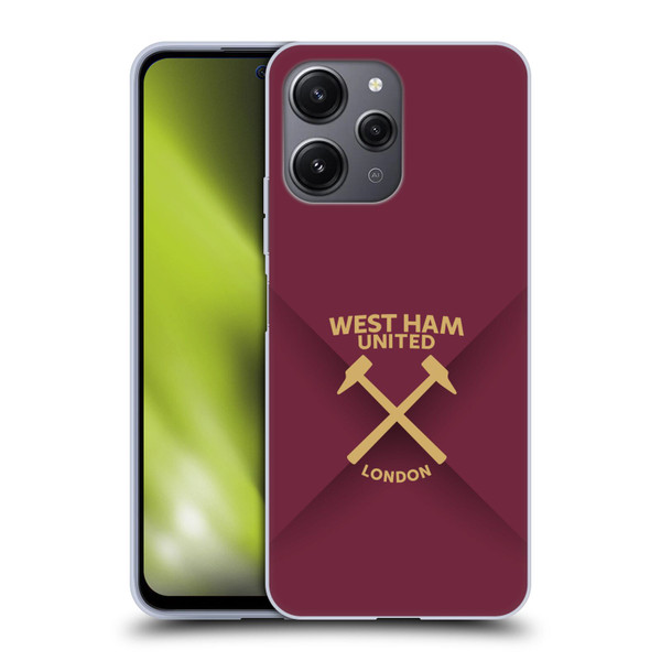 West Ham United FC Hammer Marque Kit Gradient Soft Gel Case for Xiaomi Redmi 12