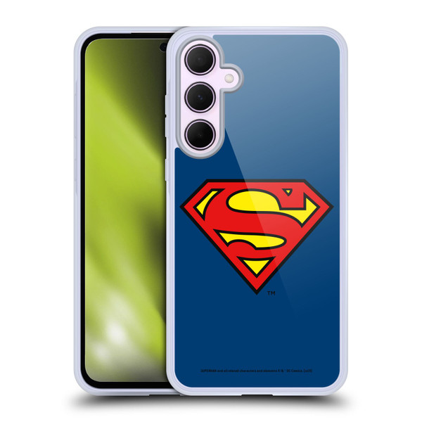 Superman DC Comics Logos Classic Soft Gel Case for Samsung Galaxy A35 5G
