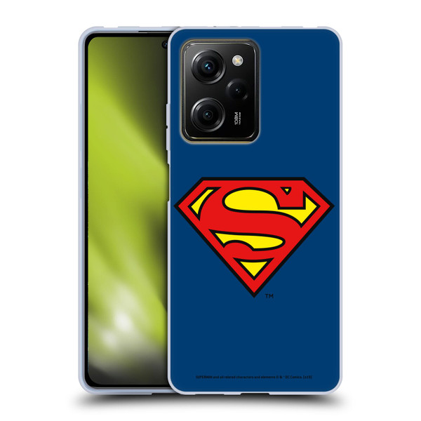 Superman DC Comics Logos Classic Soft Gel Case for Xiaomi Redmi Note 12 Pro 5G