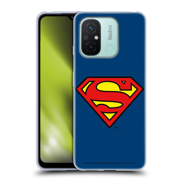 Superman DC Comics Logos Classic Soft Gel Case for Xiaomi Redmi 12C