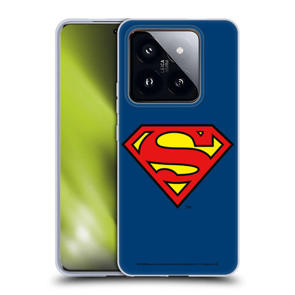 Superman DC Comics Logos Classic Soft Gel Case for Xiaomi 14 Pro