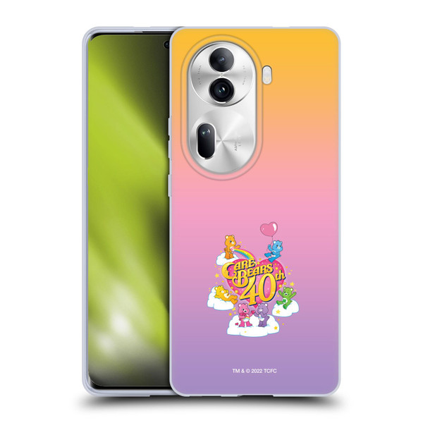 Care Bears 40th Anniversary Celebrate Soft Gel Case for OPPO Reno11 Pro