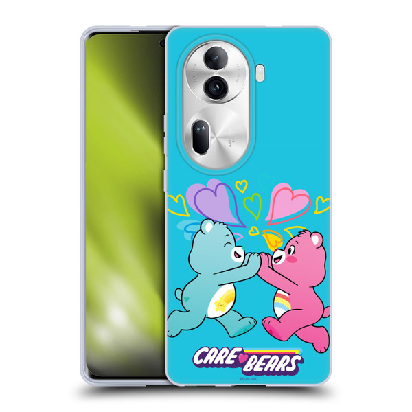 Care Bears Characters Funshine, Cheer And Grumpy Group 2 Soft Gel Case for OPPO Reno11 Pro