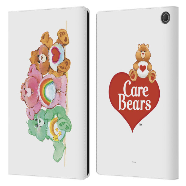 Care Bears Classic Group Leather Book Wallet Case Cover For Amazon Fire Max 11 2023