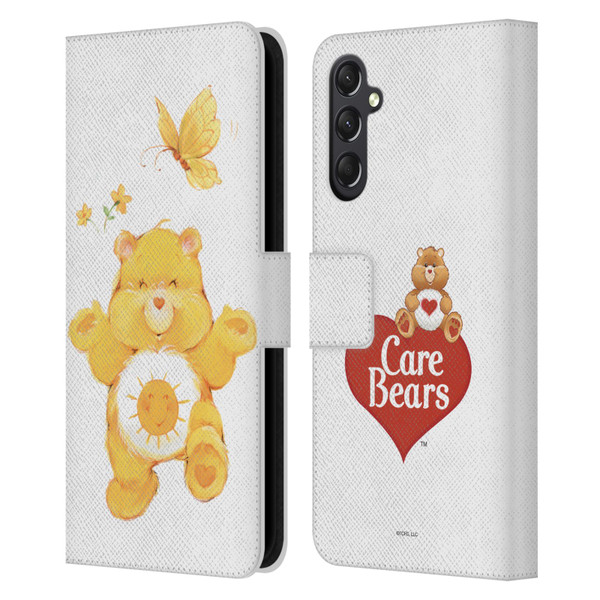 Care Bears Classic Funshine Leather Book Wallet Case Cover For Samsung Galaxy A24 4G / M34 5G