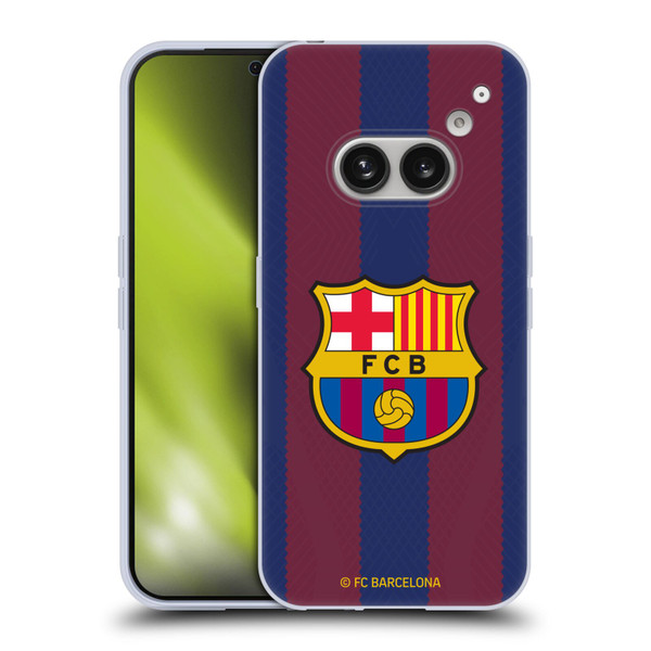 FC Barcelona 2023/24 Crest Kit Home Soft Gel Case for Nothing Phone (2a)