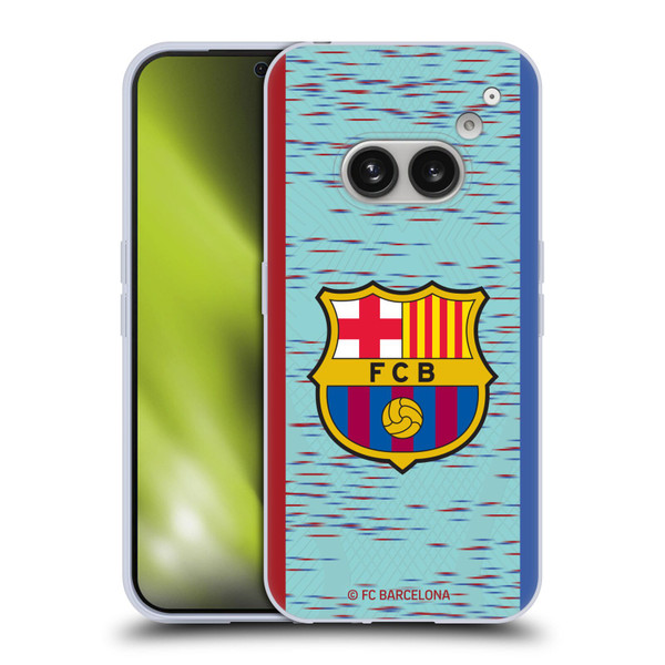 FC Barcelona 2023/24 Crest Kit Third Soft Gel Case for Nothing Phone (2a)