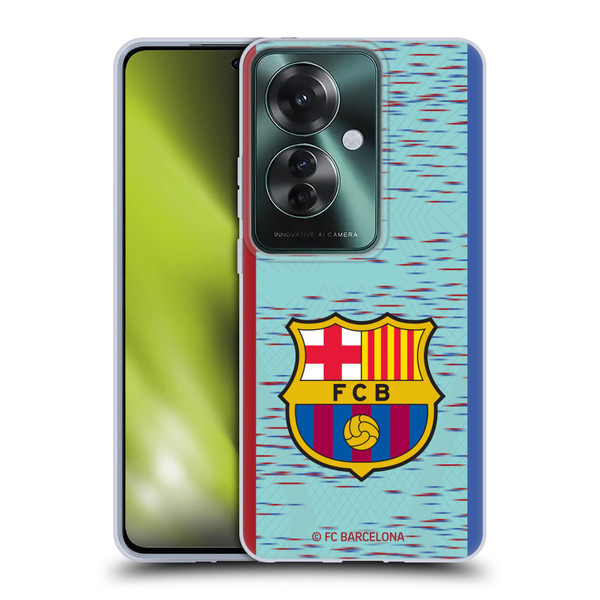 FC Barcelona 2023/24 Crest Kit Third Soft Gel Case for OPPO Reno11 F 5G / F25 Pro 5G