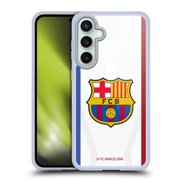FC Barcelona 2023/24 Crest Kit Away Soft Gel Case for Samsung Galaxy S23 FE 5G