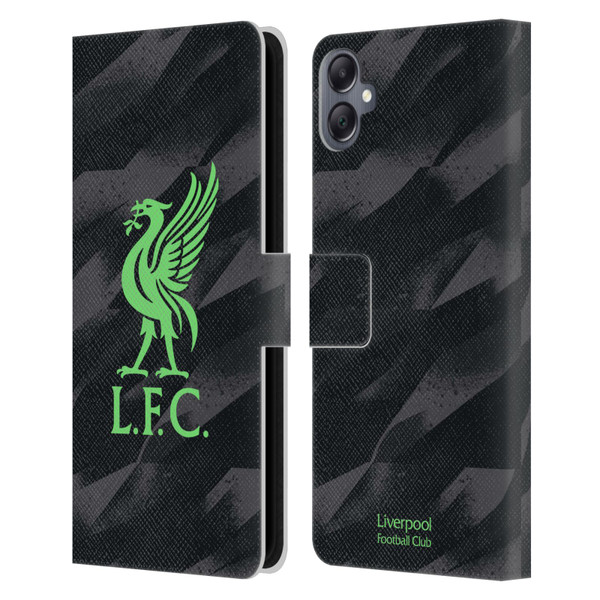 Liverpool Football Club 2023/24 Home Goalkeeper Kit Leather Book Wallet Case Cover For Samsung Galaxy A05