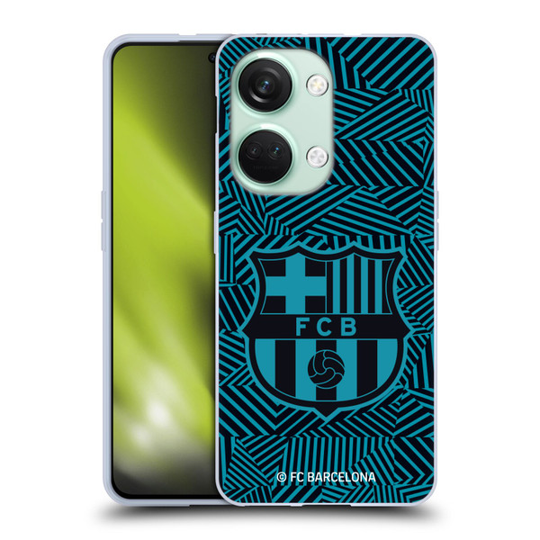 FC Barcelona Crest Black Soft Gel Case for OnePlus Nord 3 5G