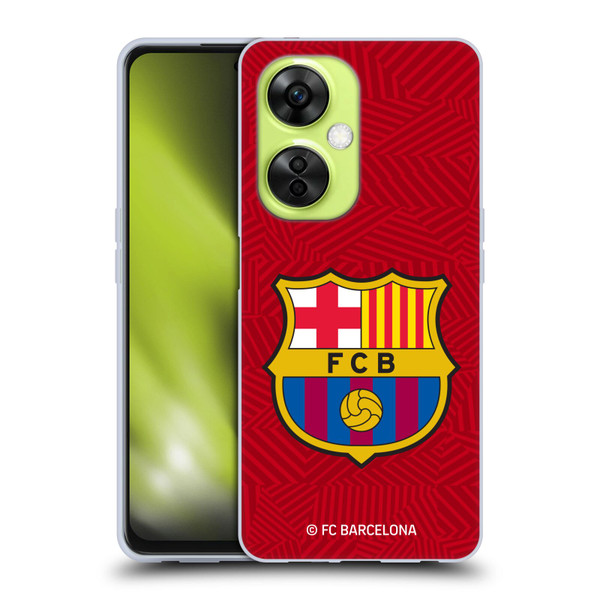 FC Barcelona Crest Red Soft Gel Case for OnePlus Nord CE 3 Lite 5G