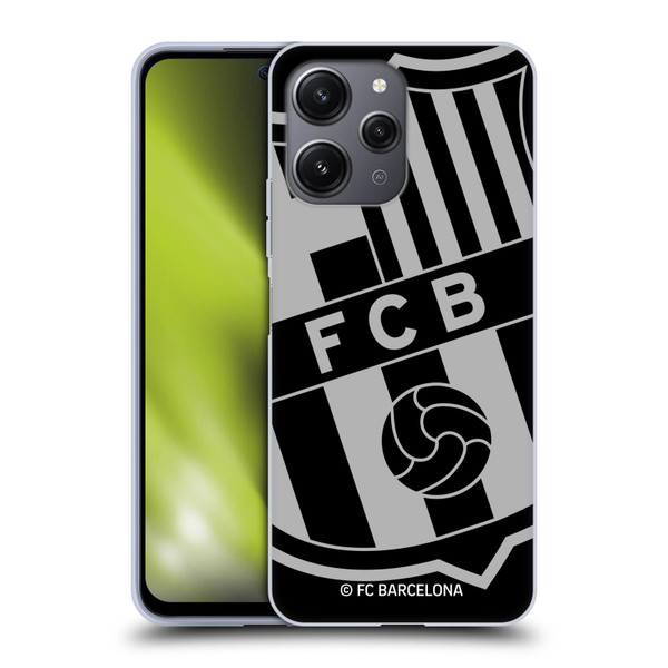 FC Barcelona Crest Oversized Soft Gel Case for Xiaomi Redmi 12