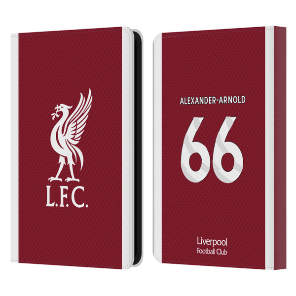 Liverpool Football Club 2023/24 Players Home Kit Trent Alexander-Arnold Leather Book Wallet Case Cover For Amazon Kindle 11th Gen 6in 2022
