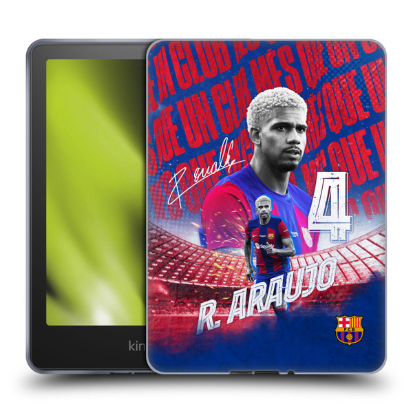 FC Barcelona 2023/24 First Team Ronald Araújo Soft Gel Case for Amazon Kindle Paperwhite 5 (2021)