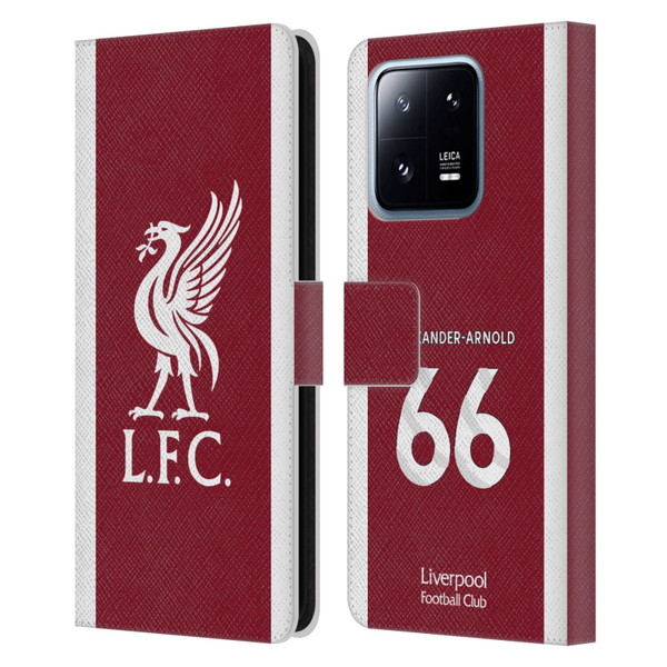 Liverpool Football Club 2023/24 Players Home Kit Trent Alexander-Arnold Leather Book Wallet Case Cover For Xiaomi 13 Pro 5G