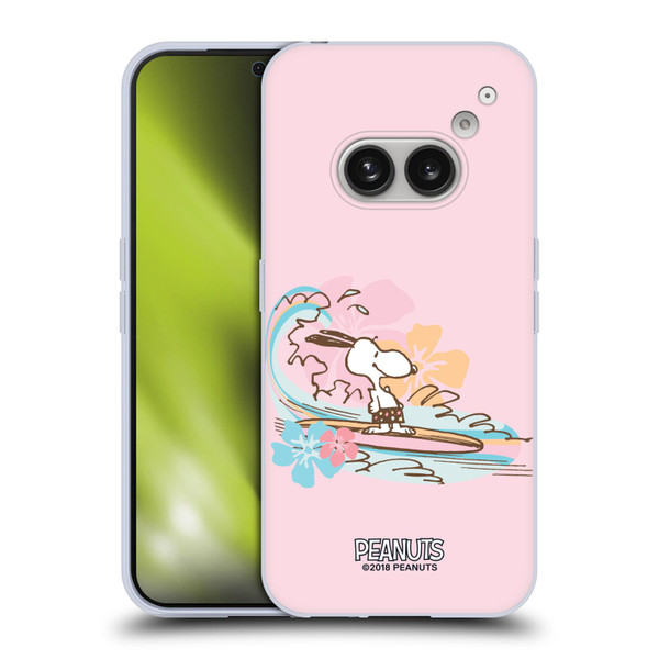 Peanuts Beach Snoopy Surf Soft Gel Case for Nothing Phone (2a)