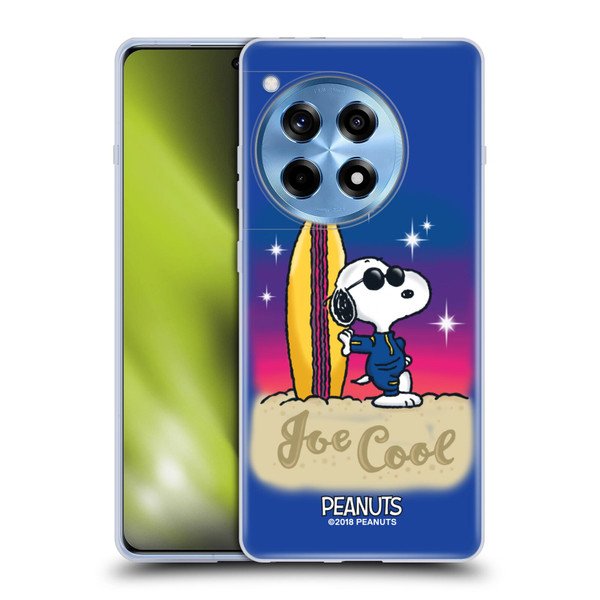 Peanuts Snoopy Boardwalk Airbrush Joe Cool Surf Soft Gel Case for OnePlus 12R